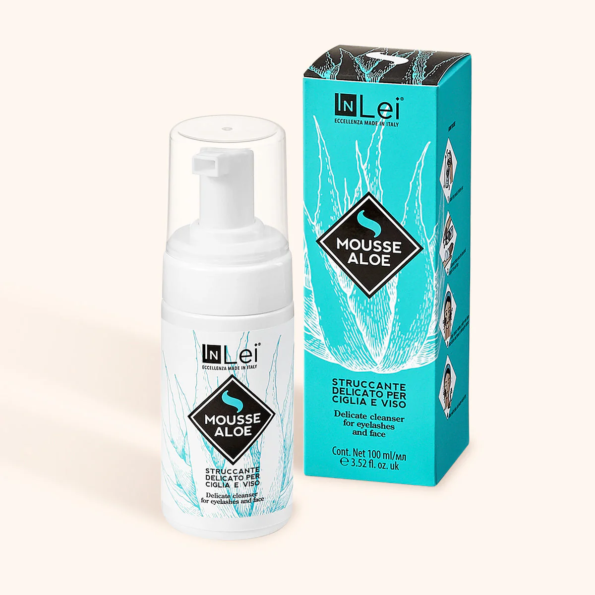 InLei® Delicate Lash & Brow Shampoo (Aloe Vera) - Image 2