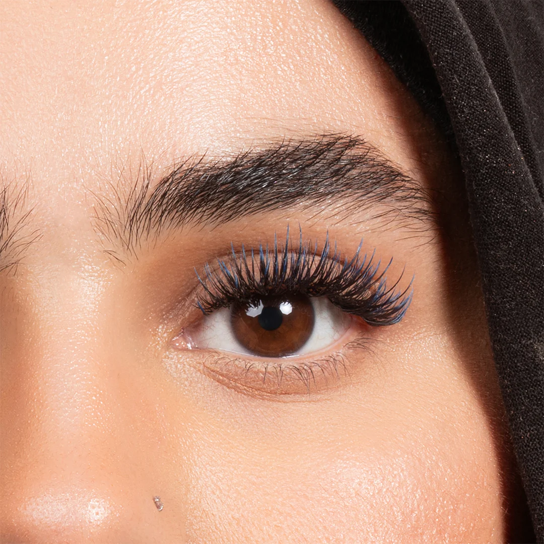 Blue Two-Tone Ombre Lashes 0.07 - Image 7
