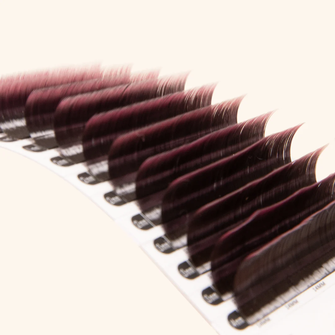 Pink Two-Tone Ombre Lashes 0.07 - Image 6