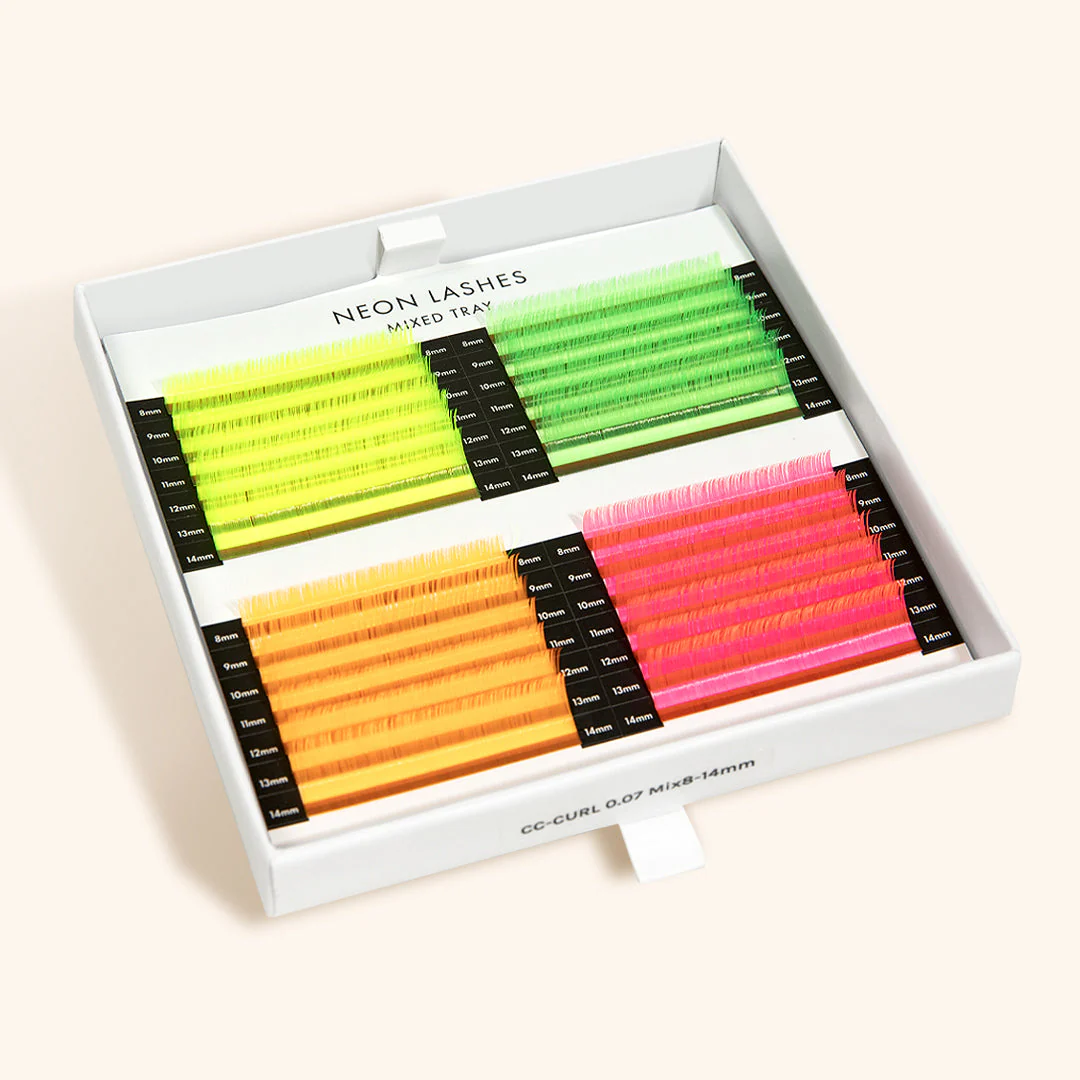 Volume Faux Mink Neon Lashes 0.07 - Image 3